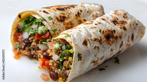 Vibrant Burritos Photography A Tempting Culinary Experience photo