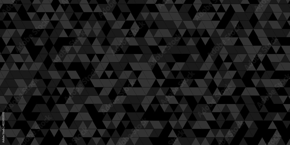 Vector geometric seamless technology gray and black transparent triangle background. Abstract digital grid light pattern black Polygon Mosaic triangle Background, business and corporate background. Vector geometric seamless technology gray and black transparent triangle background. Abstract digital grid light pattern black Polygon Mosaic triangle Background, business and corporate background.