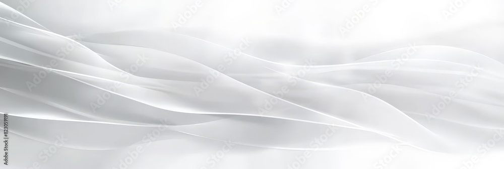 abstract White wave business background, banner