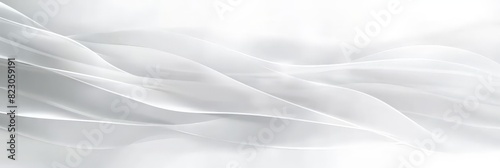 abstract White wave business background, banner