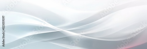 abstract White wave business background, banner