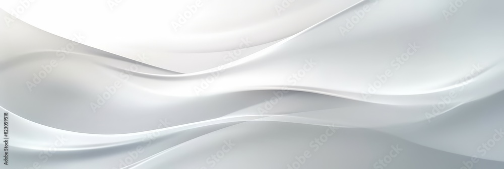 Obraz premium abstract White wave business background, banner