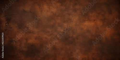  dark brown watercolor background, , dark brown textured background, digital art, Old brown  with distressed vintage grunge texture , banner © Planetz