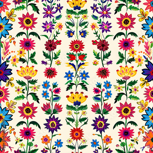 Mexican Flower Pattern