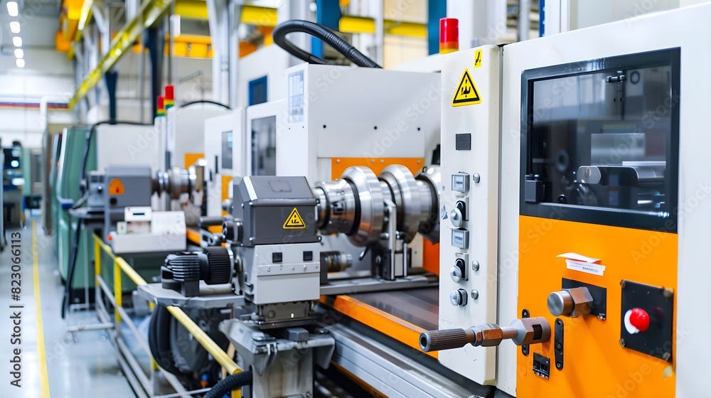 machine in industrial background machine in industrial background