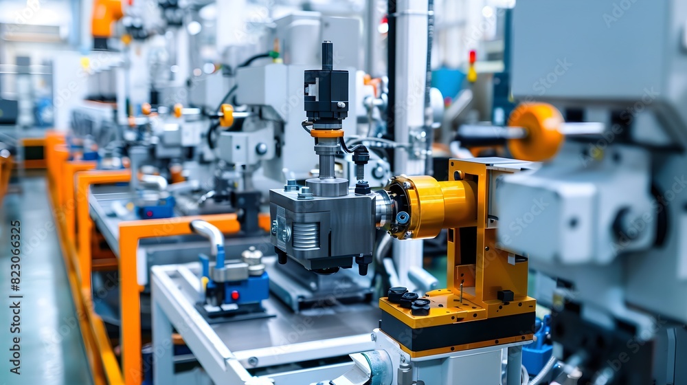 machine in industrial background machine in industrial background