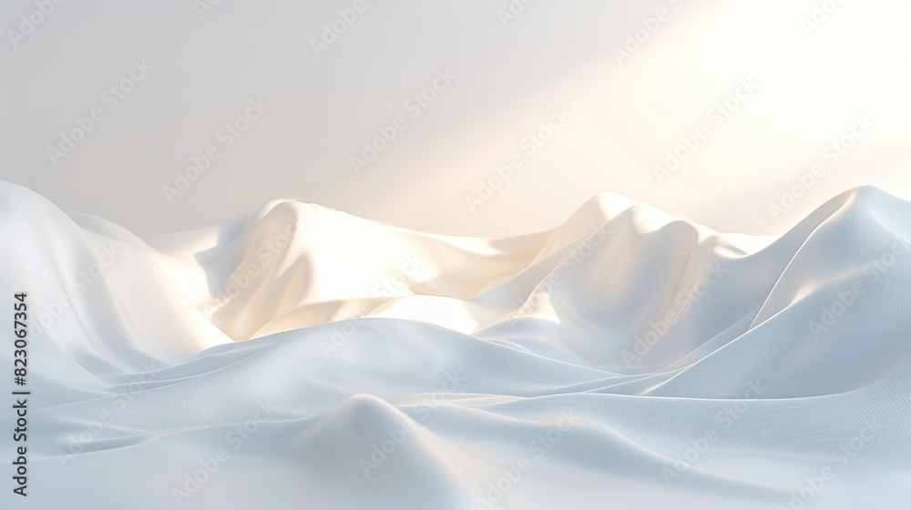 Fototapeta premium white background with a slight glow, copy space