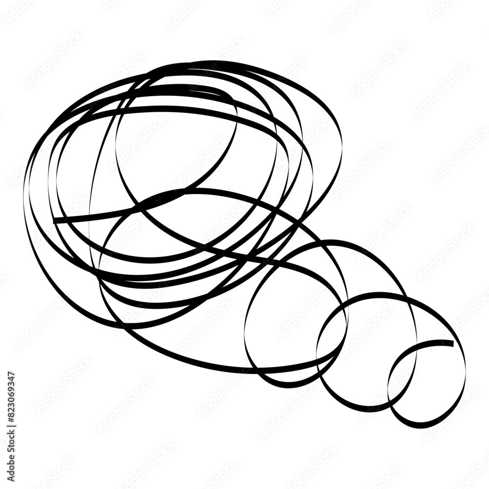 Abstract Scribble Line Abstract Scribble Line