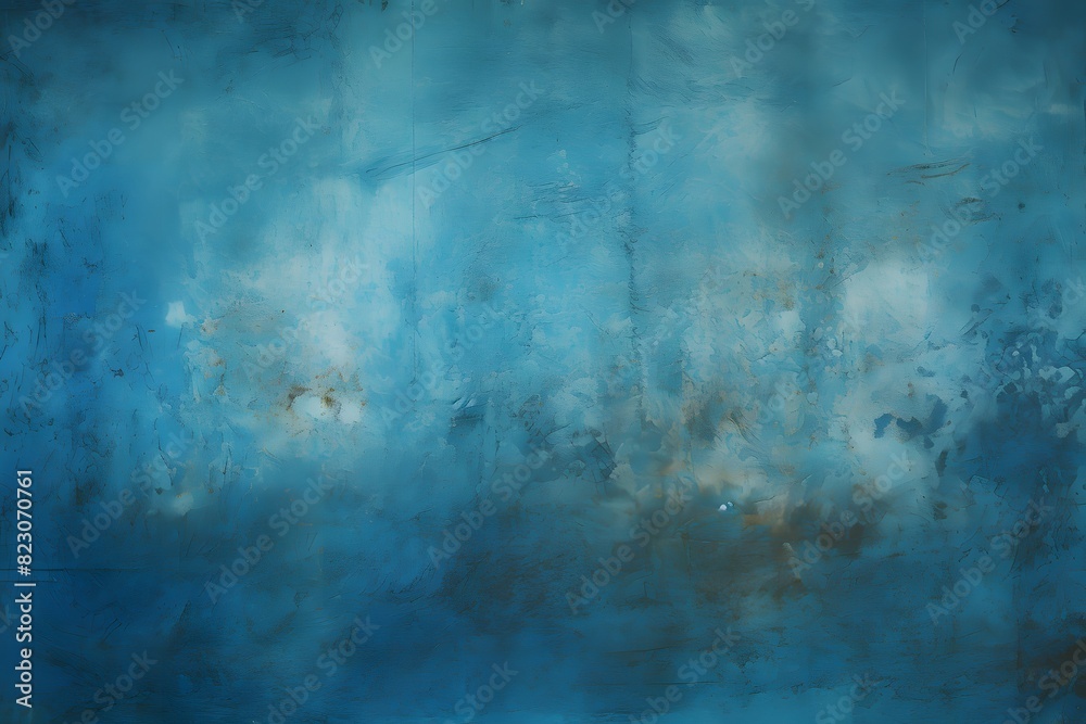 Abstract blue background with grunge effects