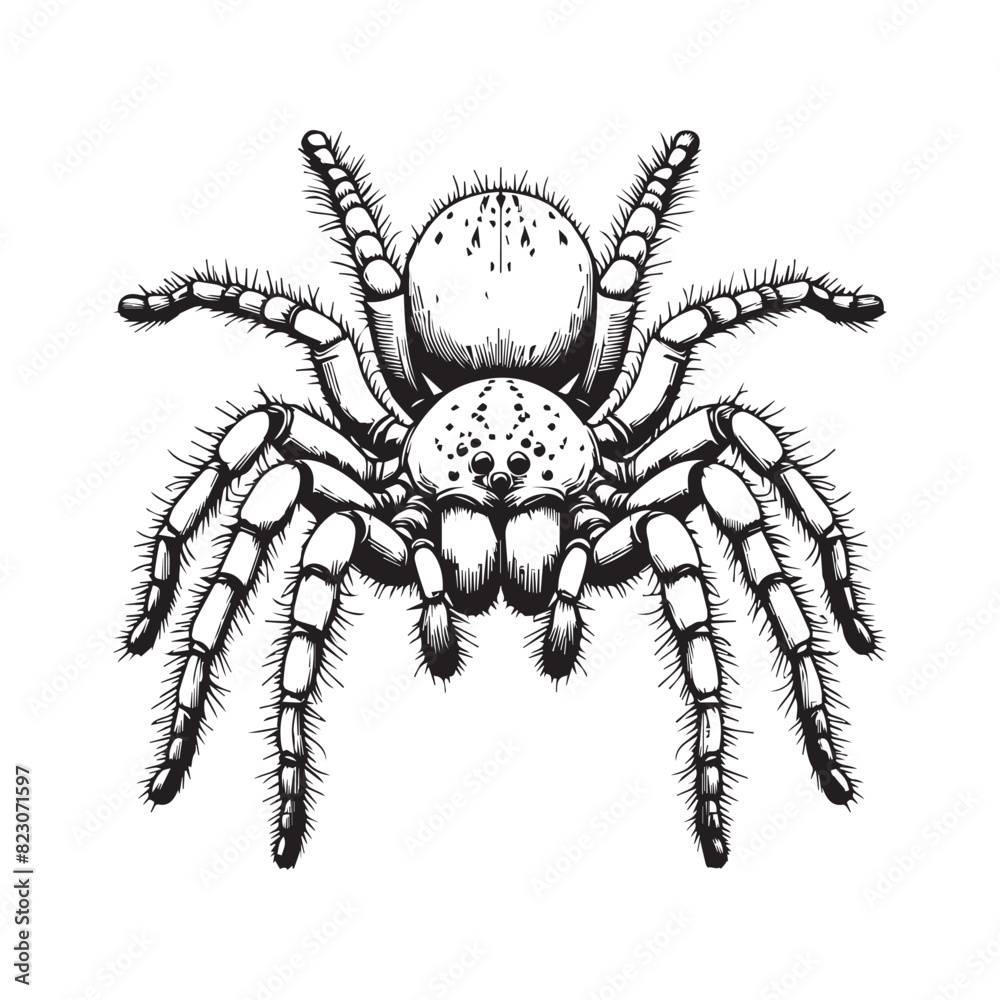 line art of spider vector line art of spider vector