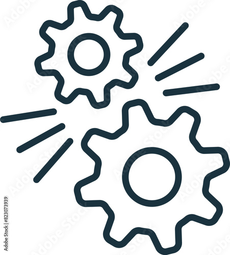 Friction Points icon. Monochrome simple User Behavior icon for templates, web design and infographics