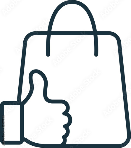 Product Recommendations icon. Monochrome simple Virtual Assistant icon for templates, web design and infographics
