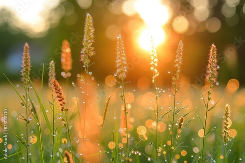 Wallpaper Mural The bright golden sunset across the tall grass professional advertising food photography Torontodigital.ca