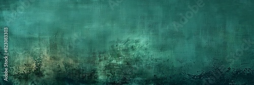 A dark green background with a subtle grain texture  dark green wall background  painting background texture with dark green  banner