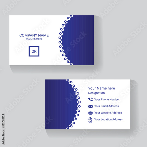 modern business card design and template