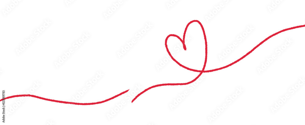 Heart. Abstract love symbol. Continuous line art drawing illustration. Heart. Abstract love symbol. Continuous line art drawing illustration.