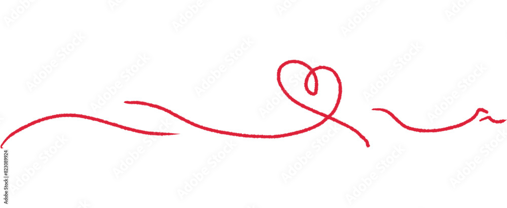Heart. Abstract love symbol. Continuous line art drawing illustration. Heart. Abstract love symbol. Continuous line art drawing illustration.