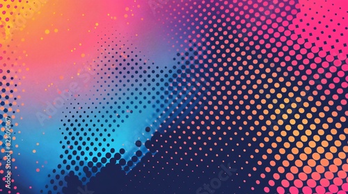 Wallpaper Mural Colorful dots create a dynamic abstract background Torontodigital.ca