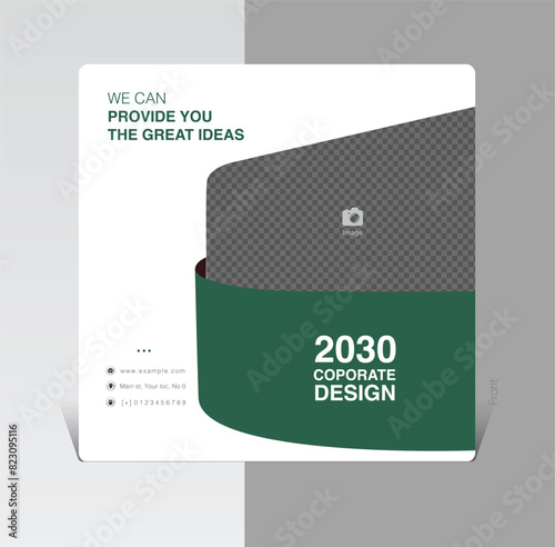 Business card mockup template for branding