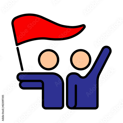People with a flag. Protest, elections, rally, freedom, independence, civil war, freedom of speech, demonstration, detentions, will of the people, debate, voters.