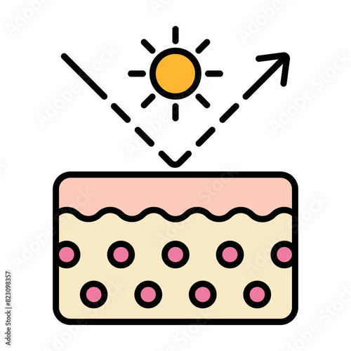 Skin care line icon. Cleansing, UVB, AHA, BHA, acid, exfoliating, moisturizing, rejuvenating, blackheads, pimples, sebum, pores, regimen, epilator, ultrasonic cleaning, cream, sun and cold protection