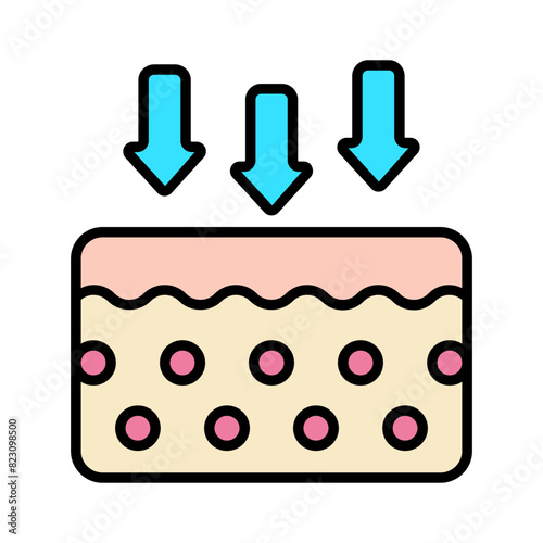Skin care line icon. Cleansing, UVB, AHA, BHA, acid, exfoliating, moisturizing, rejuvenating, blackheads, pimples, sebum, pores, regimen, epilator, ultrasonic cleaning, cream, sun and cold protection