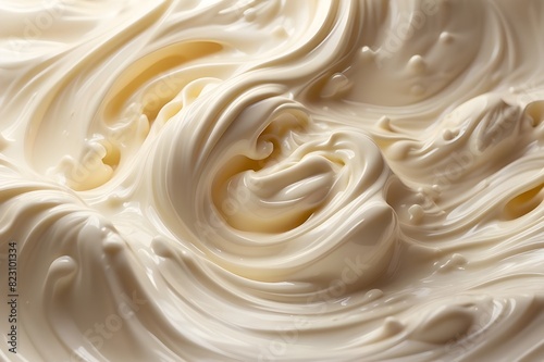 close up of chocolate cream