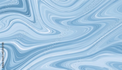 Sophisticated wavy blue marble texture print ideal for backgrounds and wallpapers