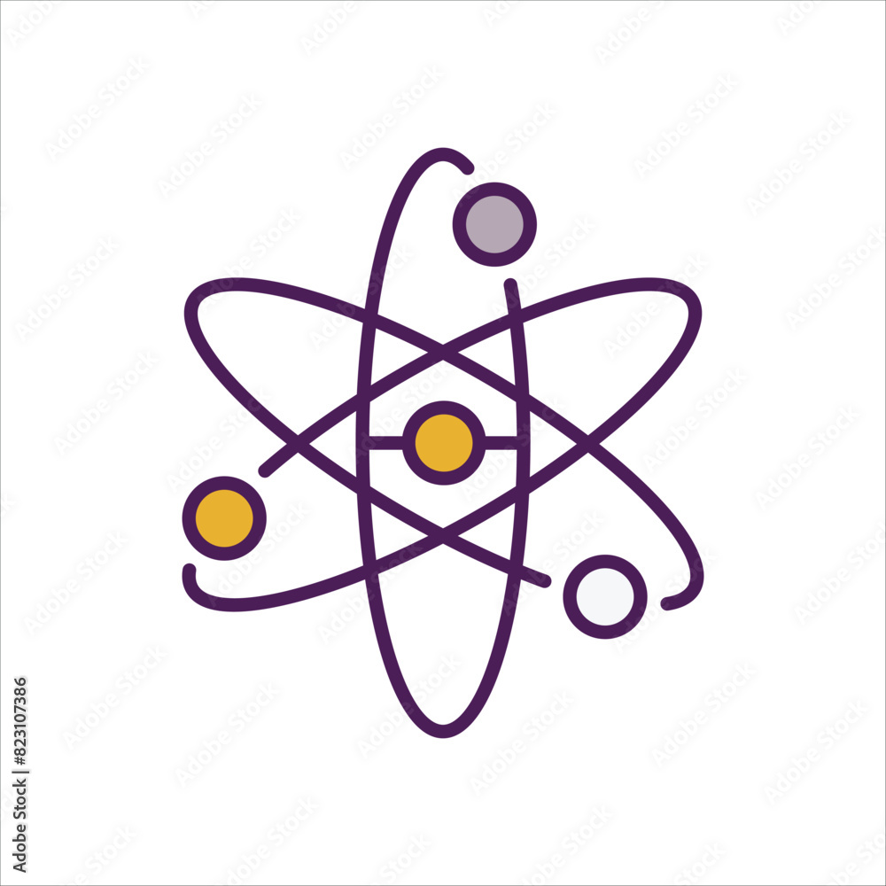 Nuclear Icon editable stock vector icon Nuclear Icon editable stock vector icon