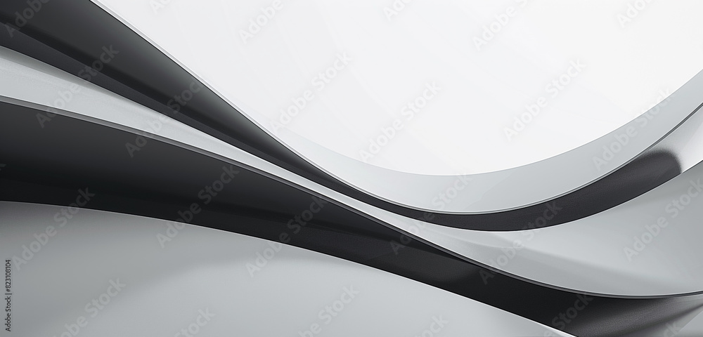Isolated minimalist cool ash grey abstract billboard set against a white backdrop. Isolated minimalist cool ash grey abstract billboard set against a white backdrop.