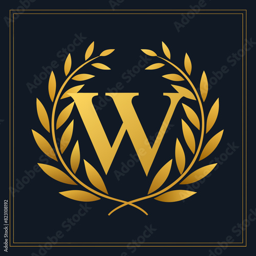 Luxurious letter logo design vector Icon illustration