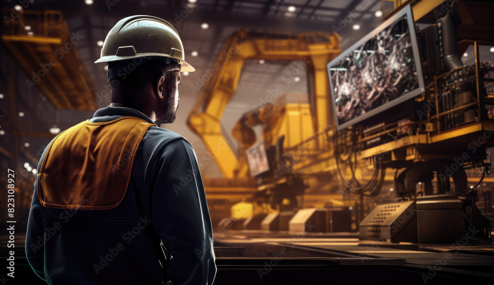 Industrial Engineer Monitoring Advanced Manufacturing Process Industrial Engineer Monitoring Advanced Manufacturing Process