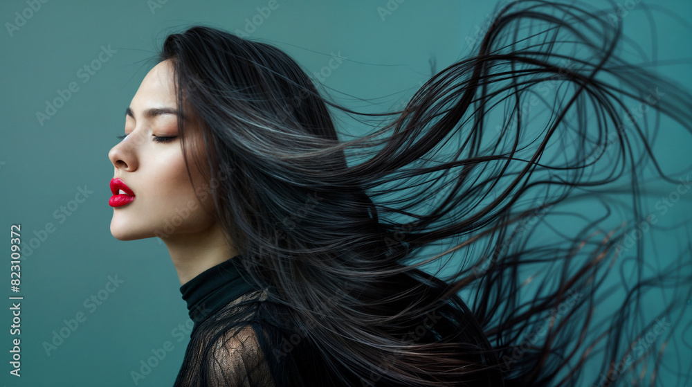 Woman with beautiful hair Woman with beautiful hair