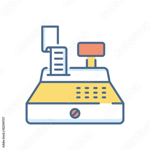 Cashier Machine vector icon