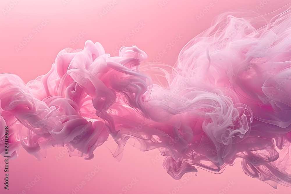 Pink and white smoke on pink background Pink and white smoke on pink background