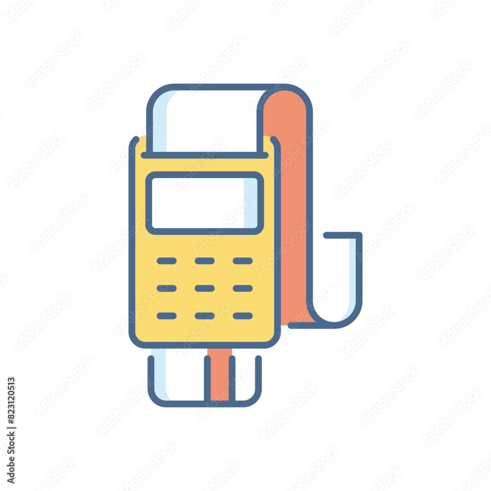 Pos Terminal vector icon Pos Terminal vector icon