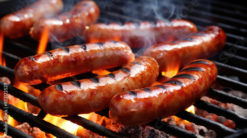 Sizzling Hot Grilled Sausages: A Backyard BBQ Feast