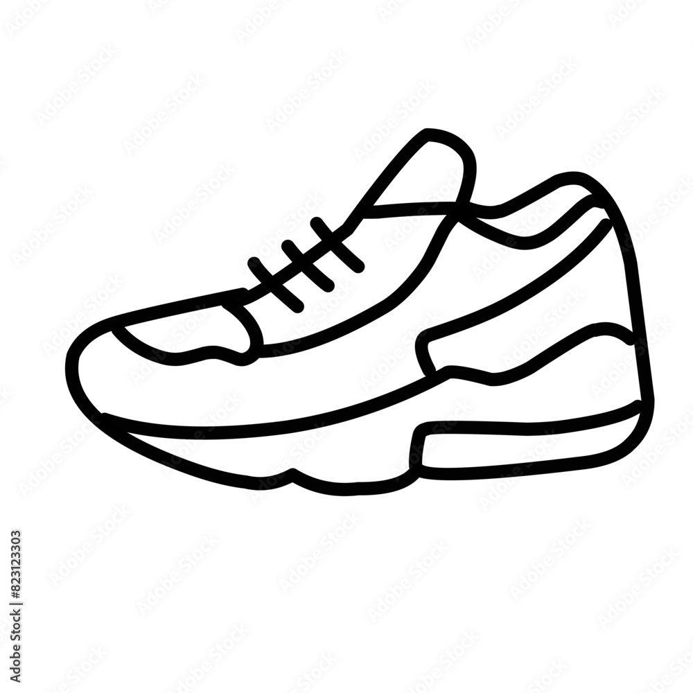 shoes sneaker outline drawing shoes sneaker outline drawing