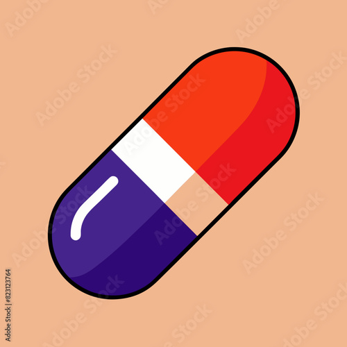 pill capsule illustration 