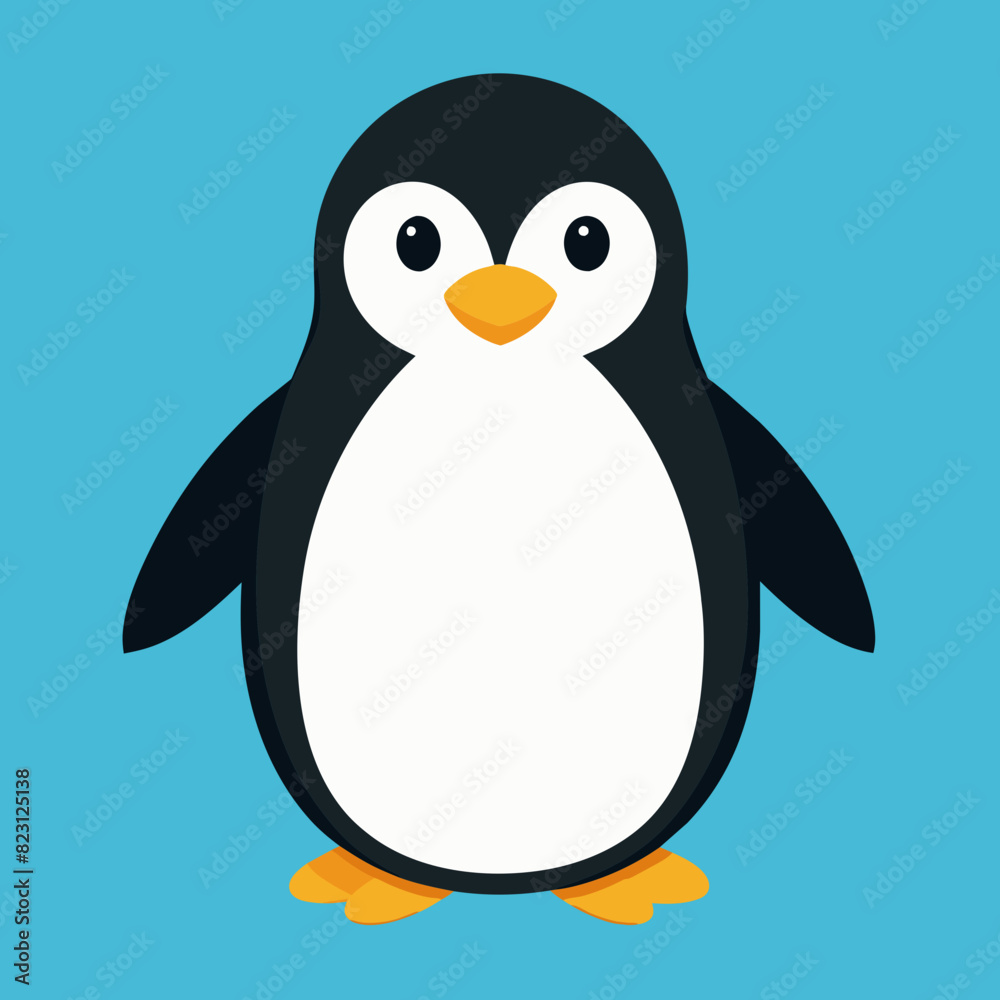 Obraz premium penguin on ice