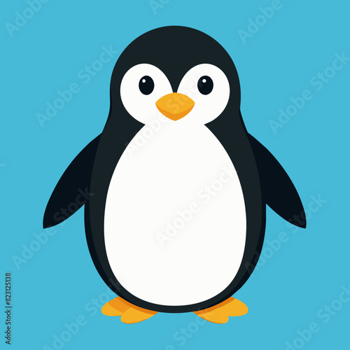 penguin on ice