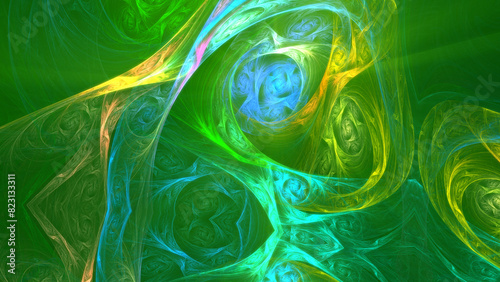 background abstract color mosaic fractal illustration