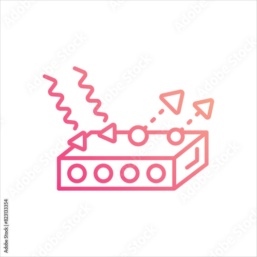 Radation Icon editable stock vector icon photo