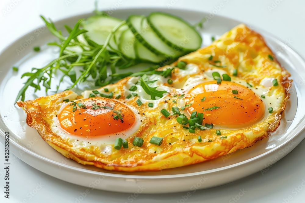 Omelet eggs, Generative AI Omelet eggs, Generative AI