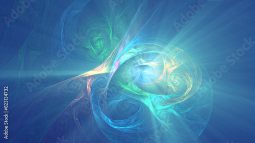 background abstract color mosaic fractal illustration