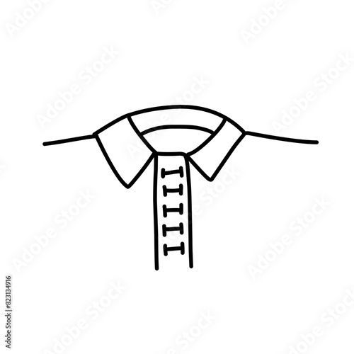 men's shirt collar icon