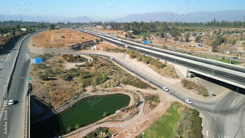 general velasquez highway intersection, commune of buin, country of chile photo