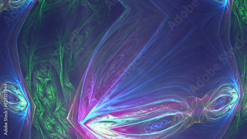 background abstract color mosaic fractal illustration