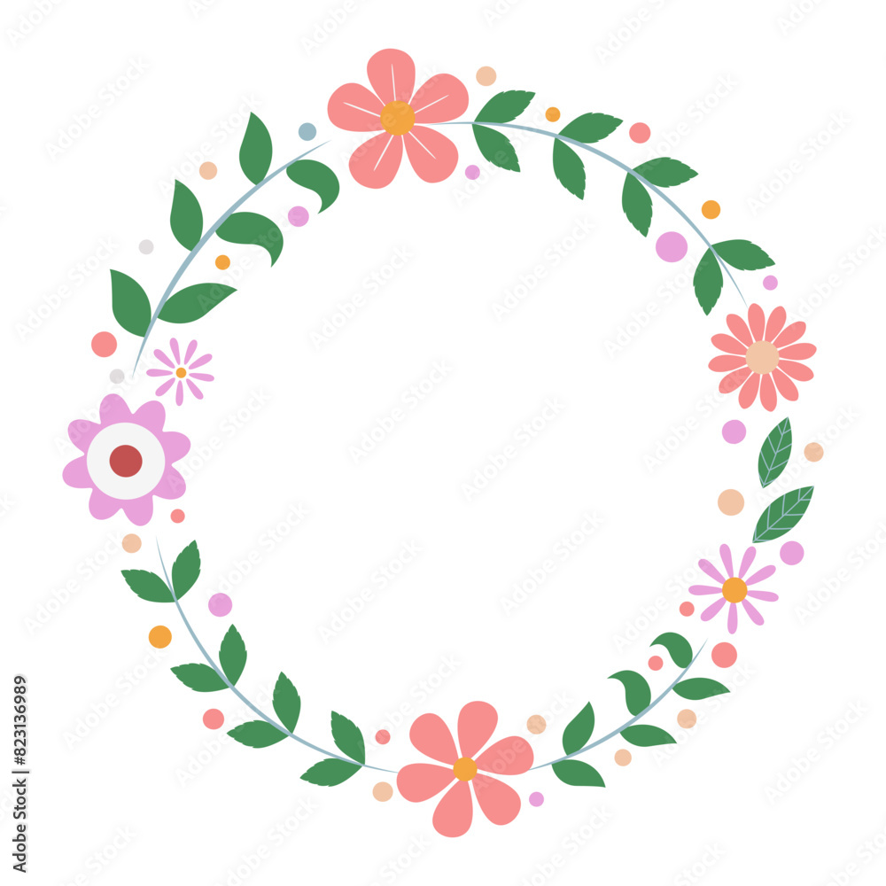 beautiful colorful flower wreath beautiful colorful flower wreath