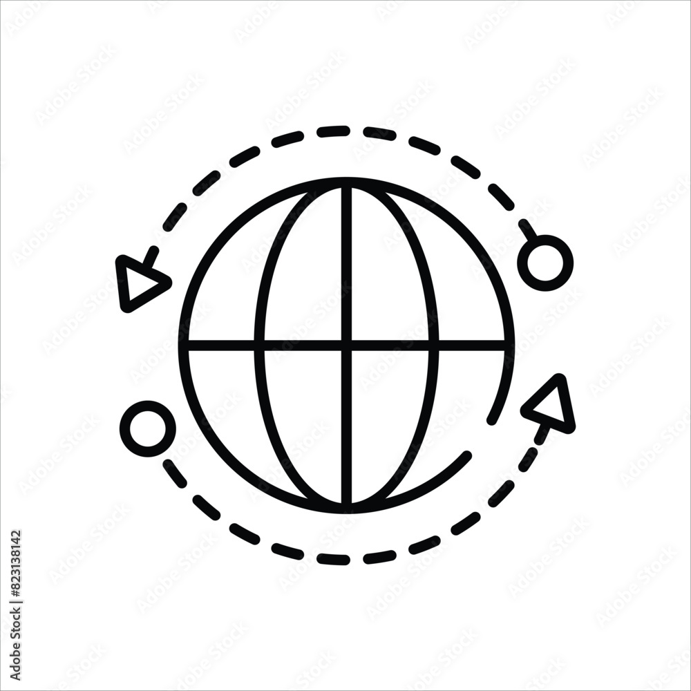 Rotational Motion Icon editable stock vector icon Rotational Motion Icon editable stock vector icon